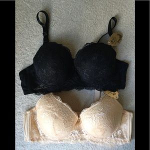2 Romabra lace bras